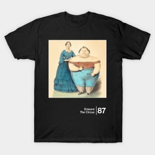 Erasure / The Circus - Minimalist Grahic Fan Artwork T-Shirt